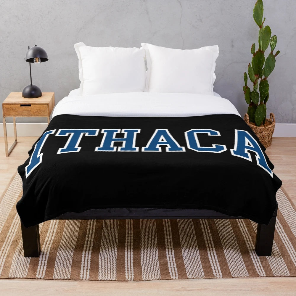 Ithaca College inspired plush blanket