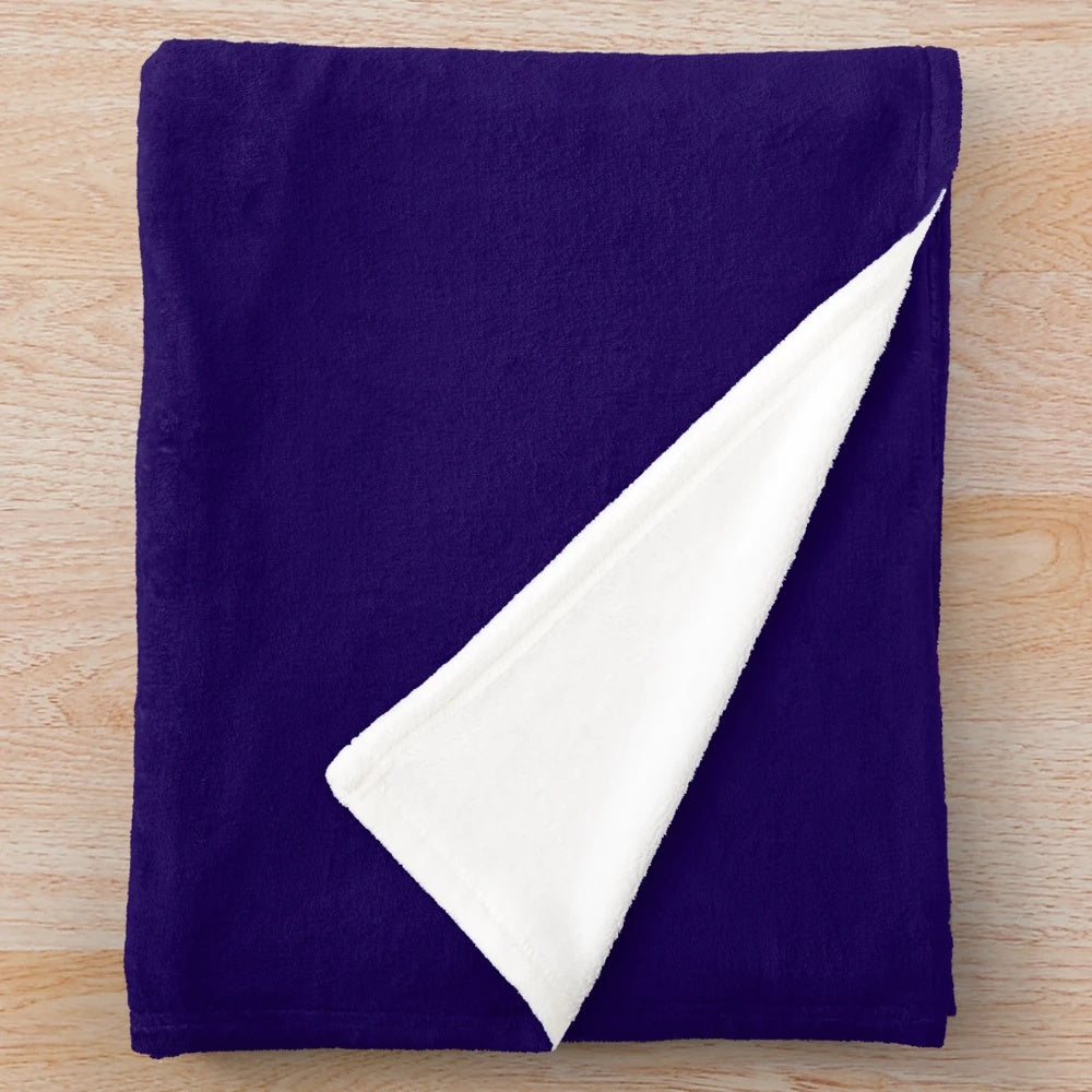 Plush blanket with "King of Hobbies" design