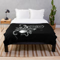 Kraken Rum plush blanket with sea monster design