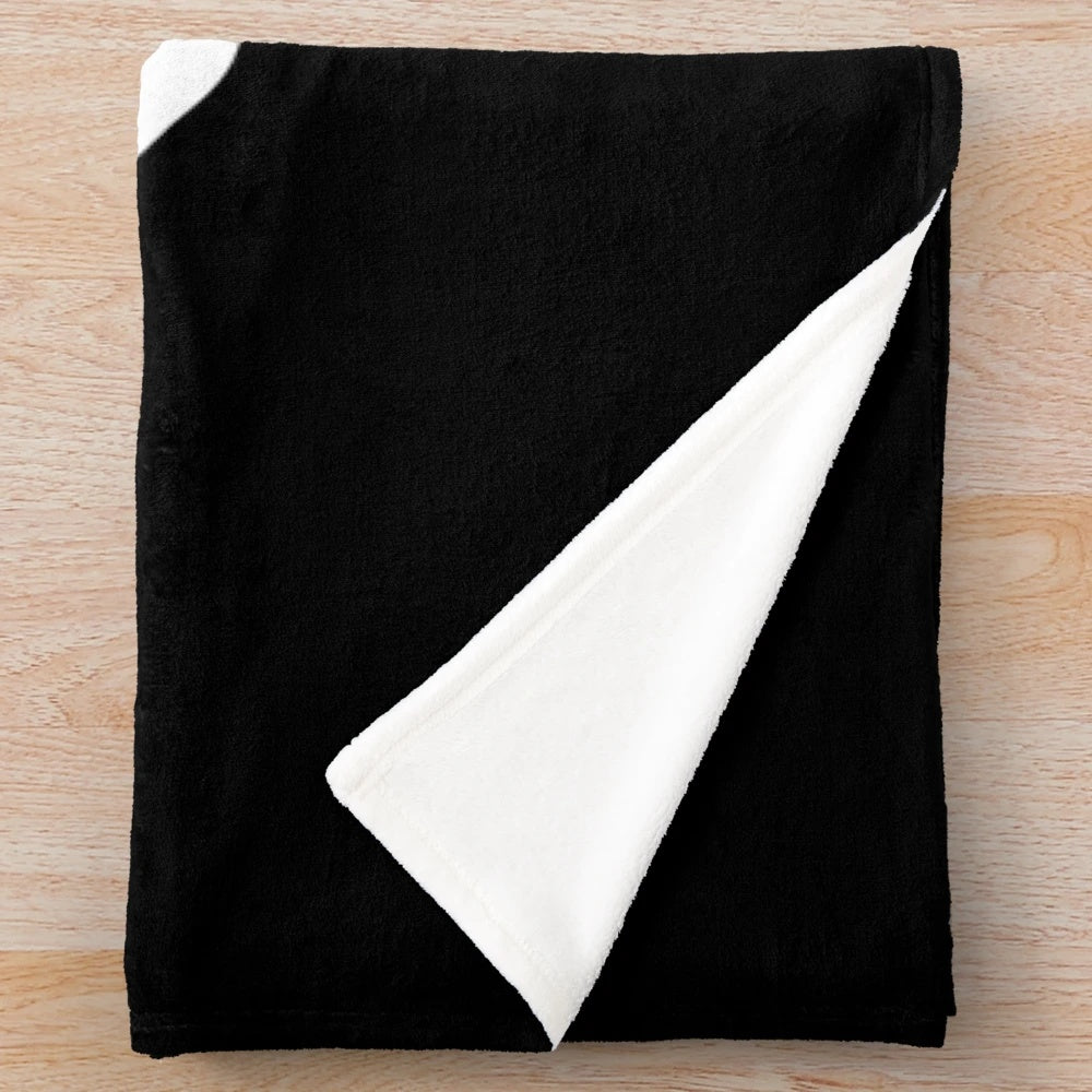 Mando-inspired plush blanket with soft, cozy texture