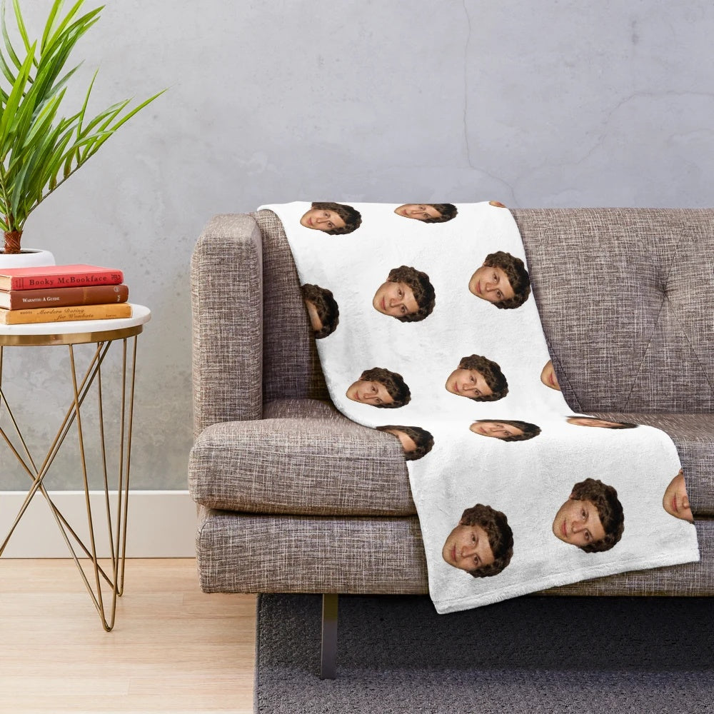 Michael Cera-inspired plush blanket