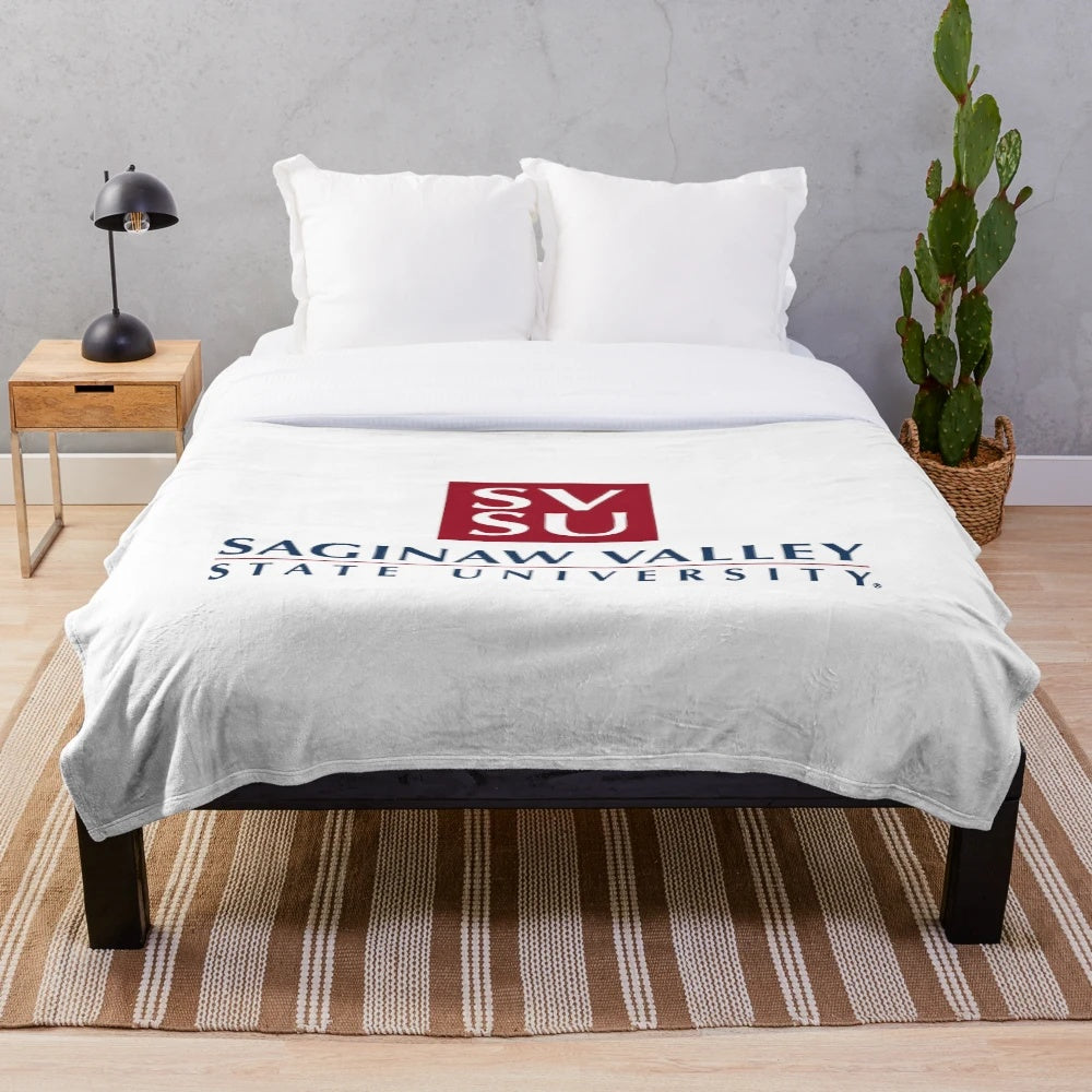 Saginaw Valley State University Michigan Plush Blanket