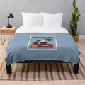 Monster truck plush blanket