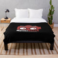 Plush blanket with a cinematic logo design, perfect for movie enthusiasts