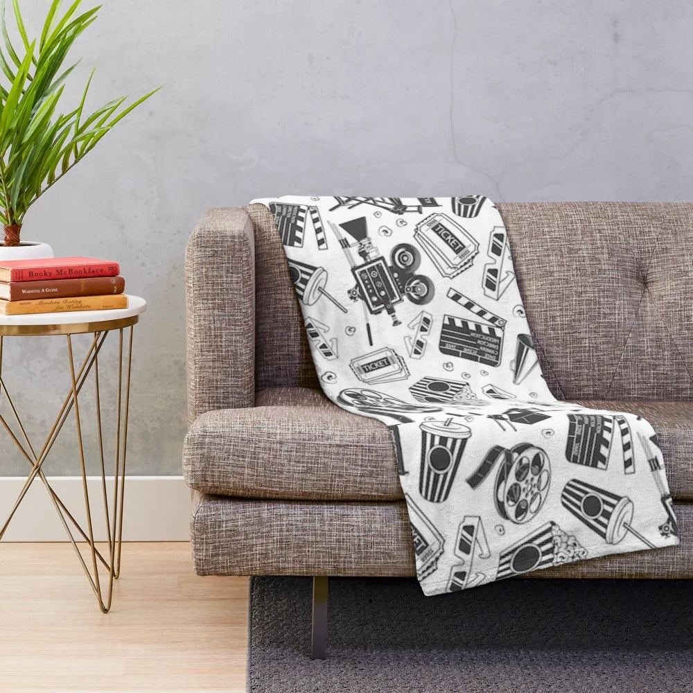 Soft and Cozy Movie Themed Plush Blanket
