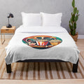 Soft and comfortable plush blanket with a movie-inspired design