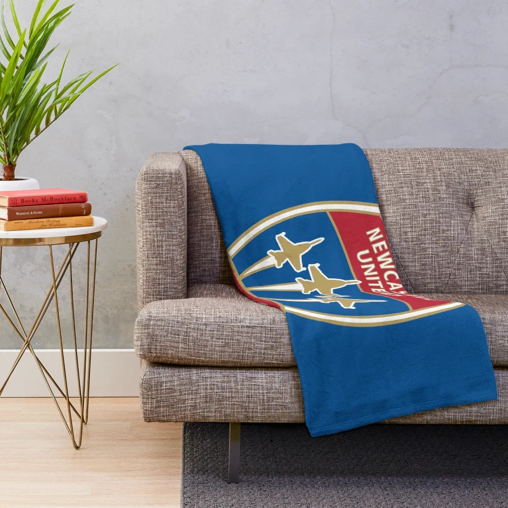 Newcastle United Jets Plush Blanket for Sports Fans
