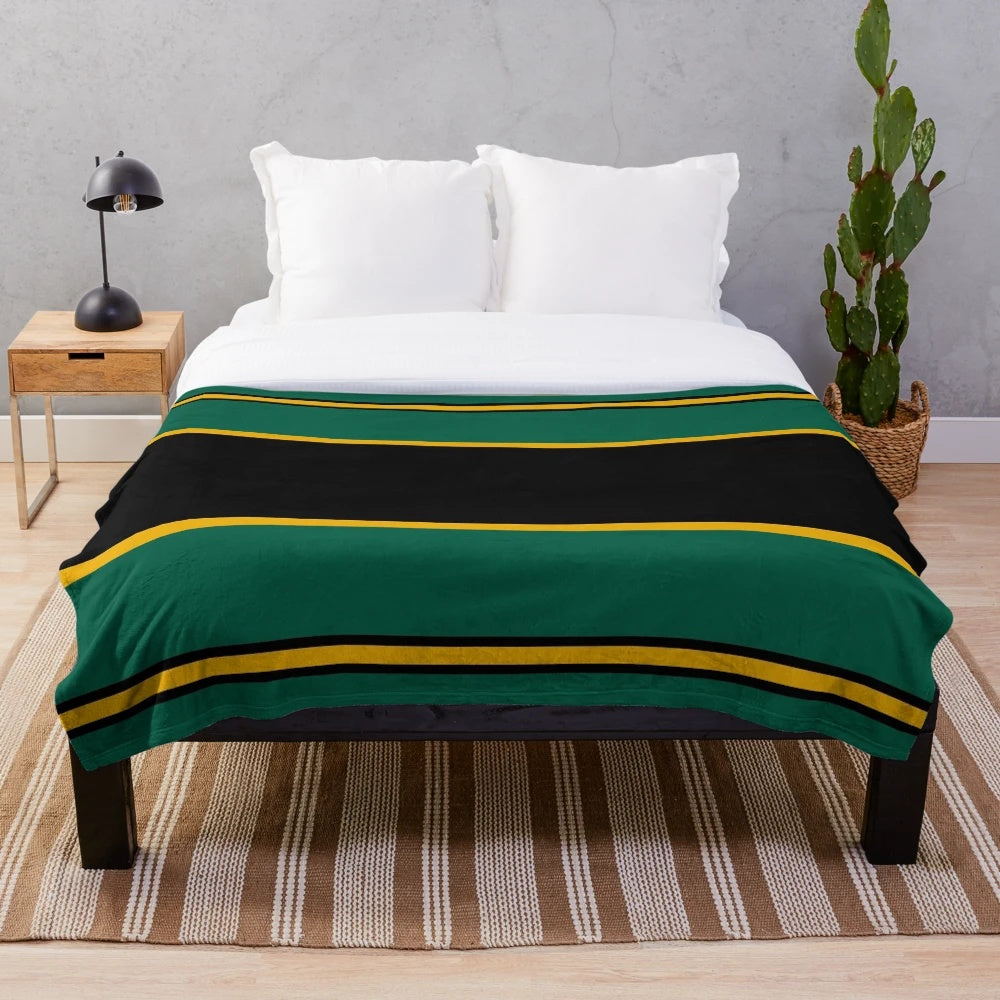 Northampton Saints plush blanket with team colors