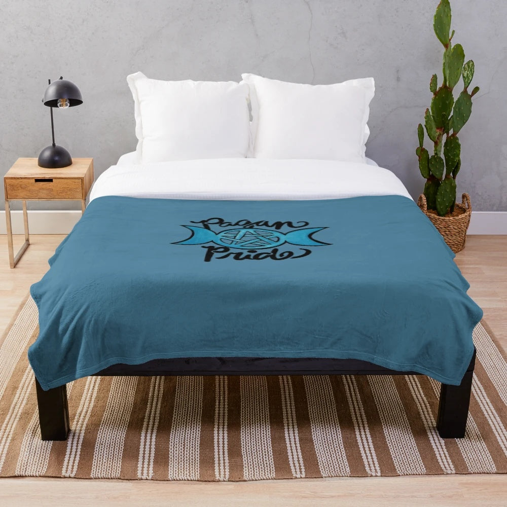 Pagan Pride Plush Blanket