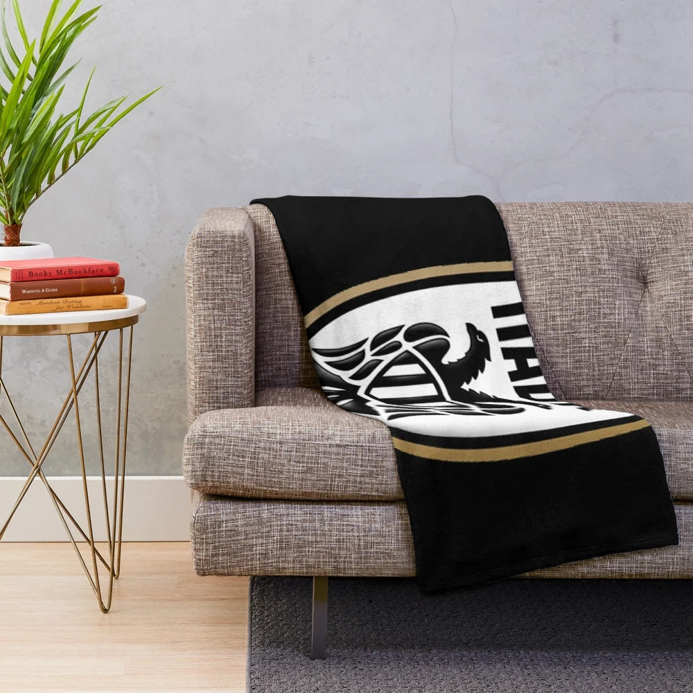 PAOK football plush blanket with team logo