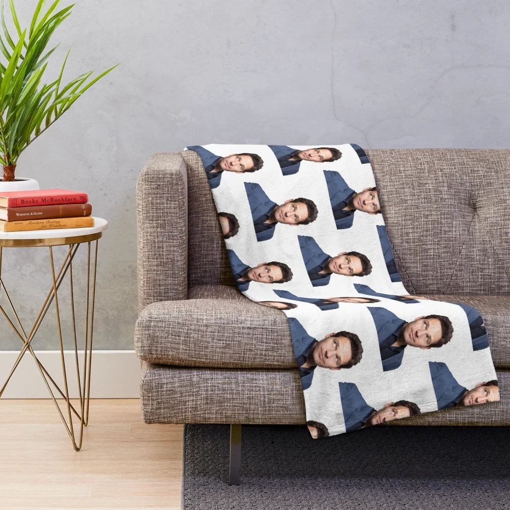 Soft and plush Paul Rudd inspired blanket for Marvel fans