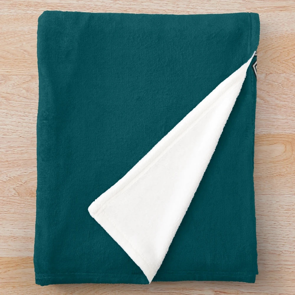Philadelphia football-themed plush blanket