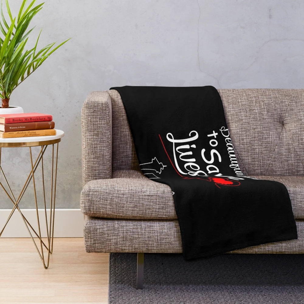 Soft, plush blanket with inspirational quotes from the hit TV show Grey's Anatomy