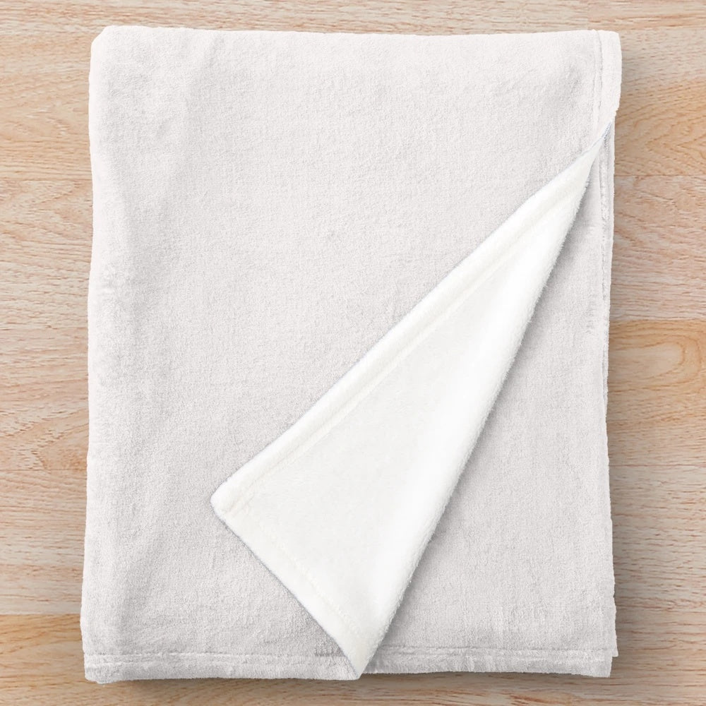 Plush blanket with an accounting or CPA design