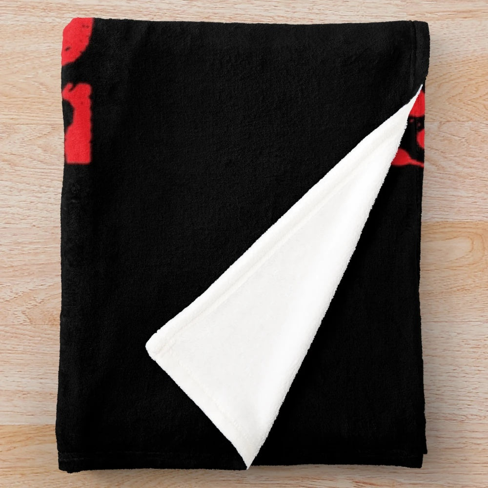 Plush blanket featuring the Basque country flag and map