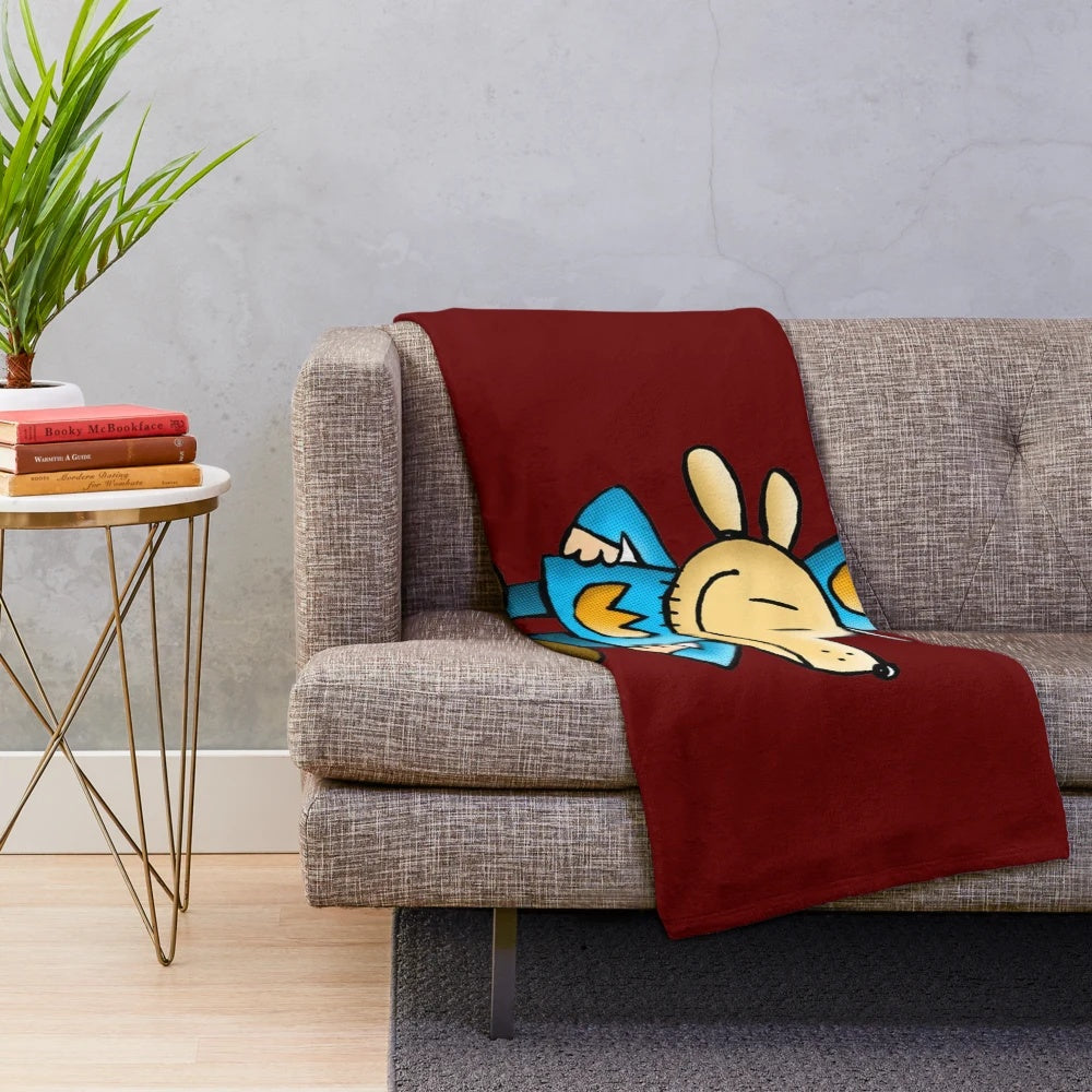 Soft, plush blanket with a dog design, perfect for dog lovers and pet owners