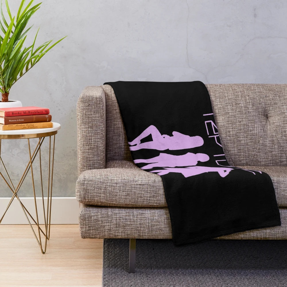 Soft and cuddly plush blanket featuring J-pop music design