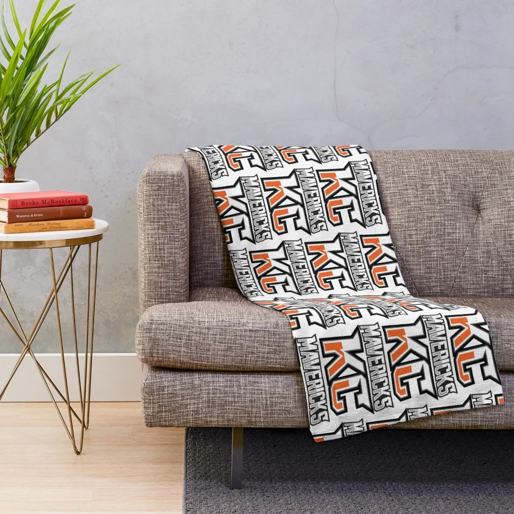 Kansas City Mavericks plush blanket