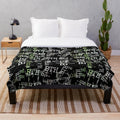Cozy plush blanket with BackaeTheHouse design