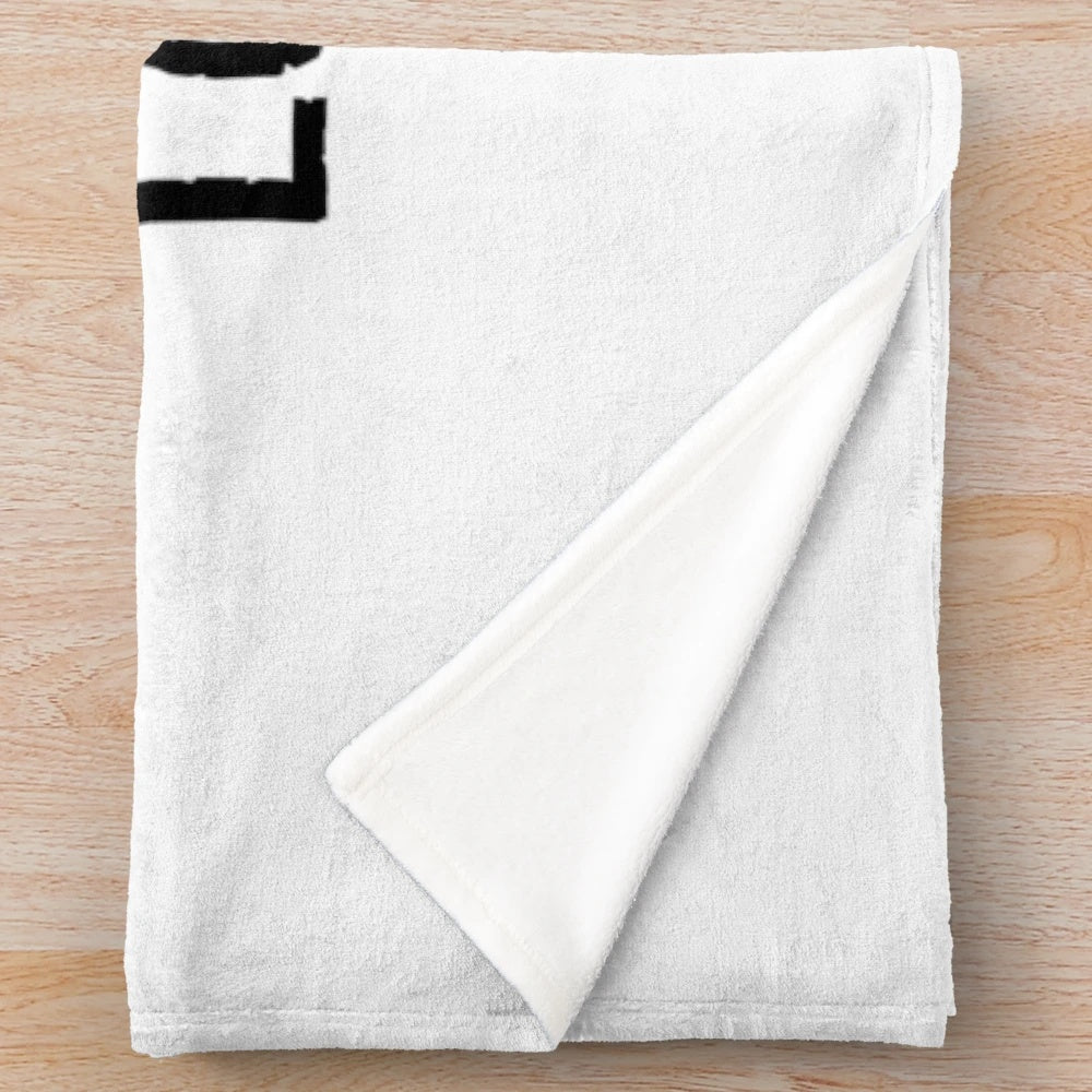 Plush blanket with "I Make Model Building Look Easy" text and model building icons