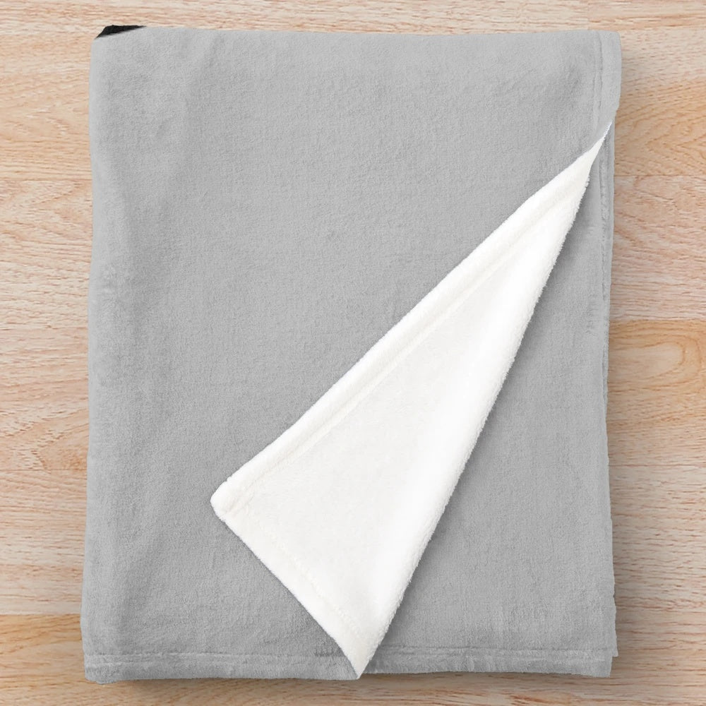 Plush blanket with a design featuring a girl who loves pottery and coffee