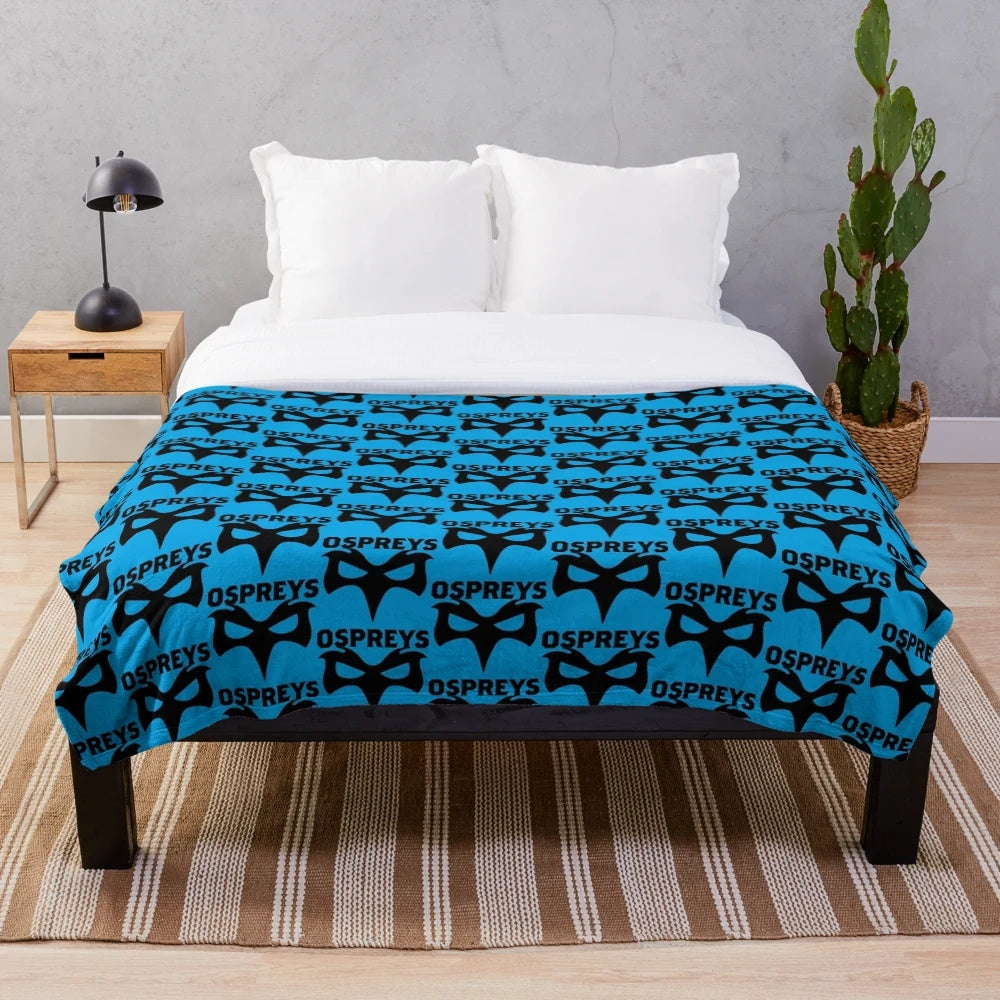 Soft and Plush Blanket for Sports Fans and Rugby Lovers
