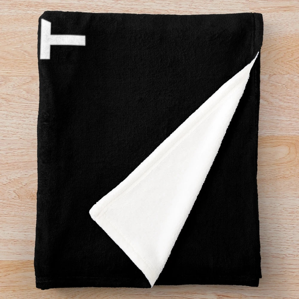 Soft and cozy plush blanket with TEAMDIXX white logo design, perfect for video game streaming and content creation