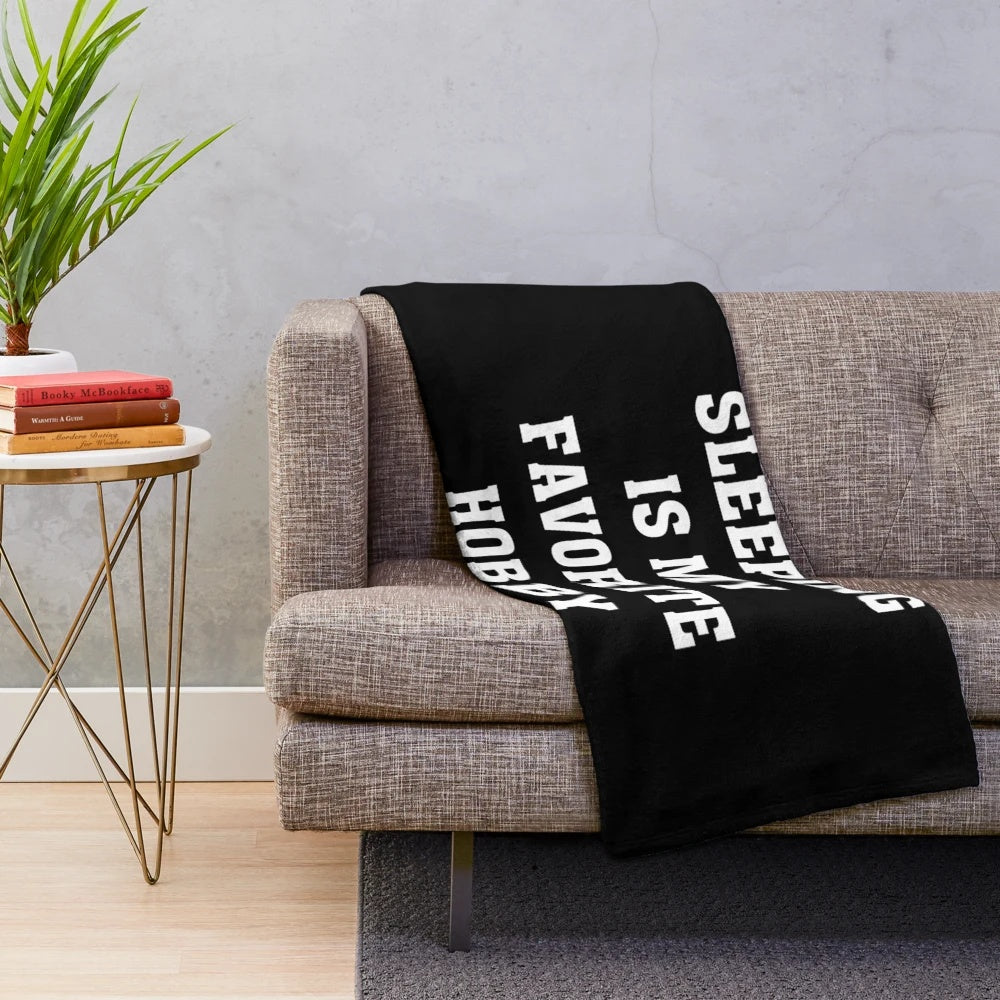 Cozy plush blanket for sleeping and relaxation