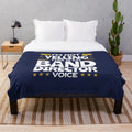 I'm Not Yelling This Is My Band Director Voice" Plush Blanket for Music Teachers