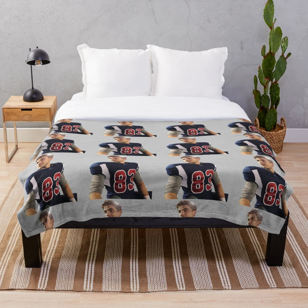 Plush Blanket Featuring Characters from the Popular Netflix Series "All American