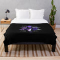 Plush blanket featuring anime-inspired cyber aesthetic design