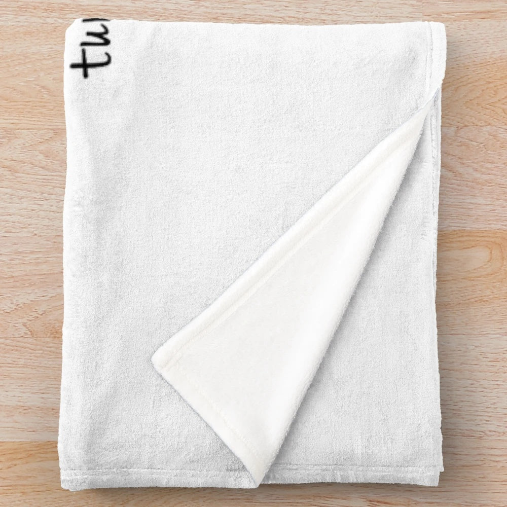 Plush blanket with the bible verse "The Lord bless you and keep you