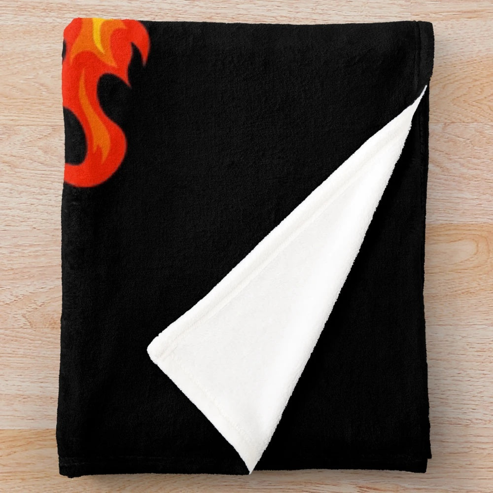 Cozy plush blanket with graphic design for high school teachers