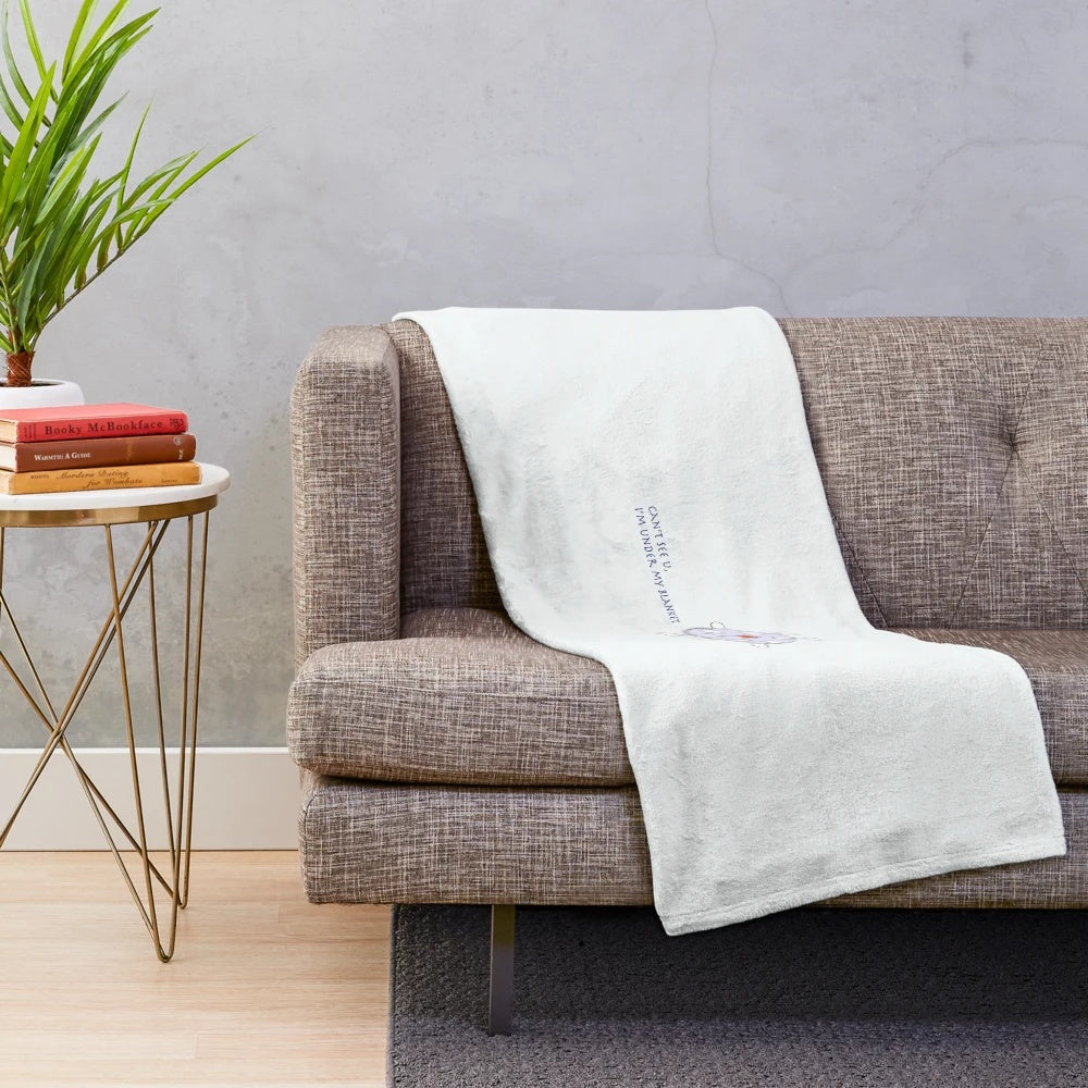 Soft and cozy plush blanket with Markov blanket design for Bayesian network enthusiasts