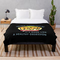 Soft and comfortable plush blanket featuring colorful pop culture designs