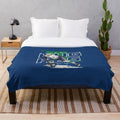 Plush blanket featuring Quinn Hughes of the Vancouver Canucks