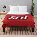 Red Flash Plush Blanket for Sports Enthusiasts