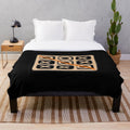 Retro game plush blanket with classic gaming design