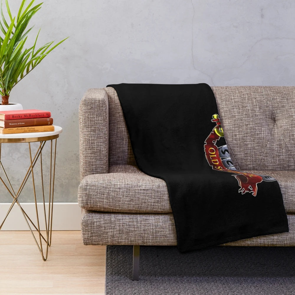 Runescape Oldschool Logo Inspired Plush Blanket