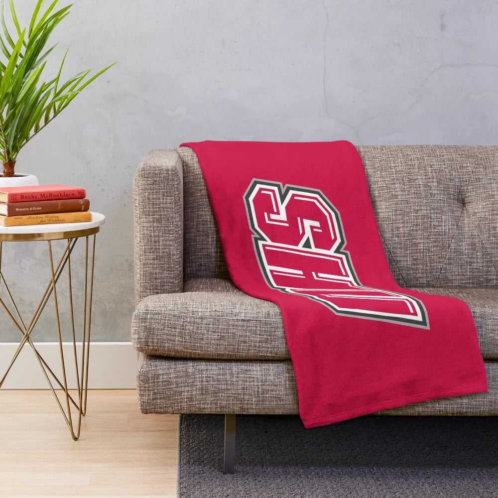 Sacred Heart Pioneers Plush Blanket with Athletic Design