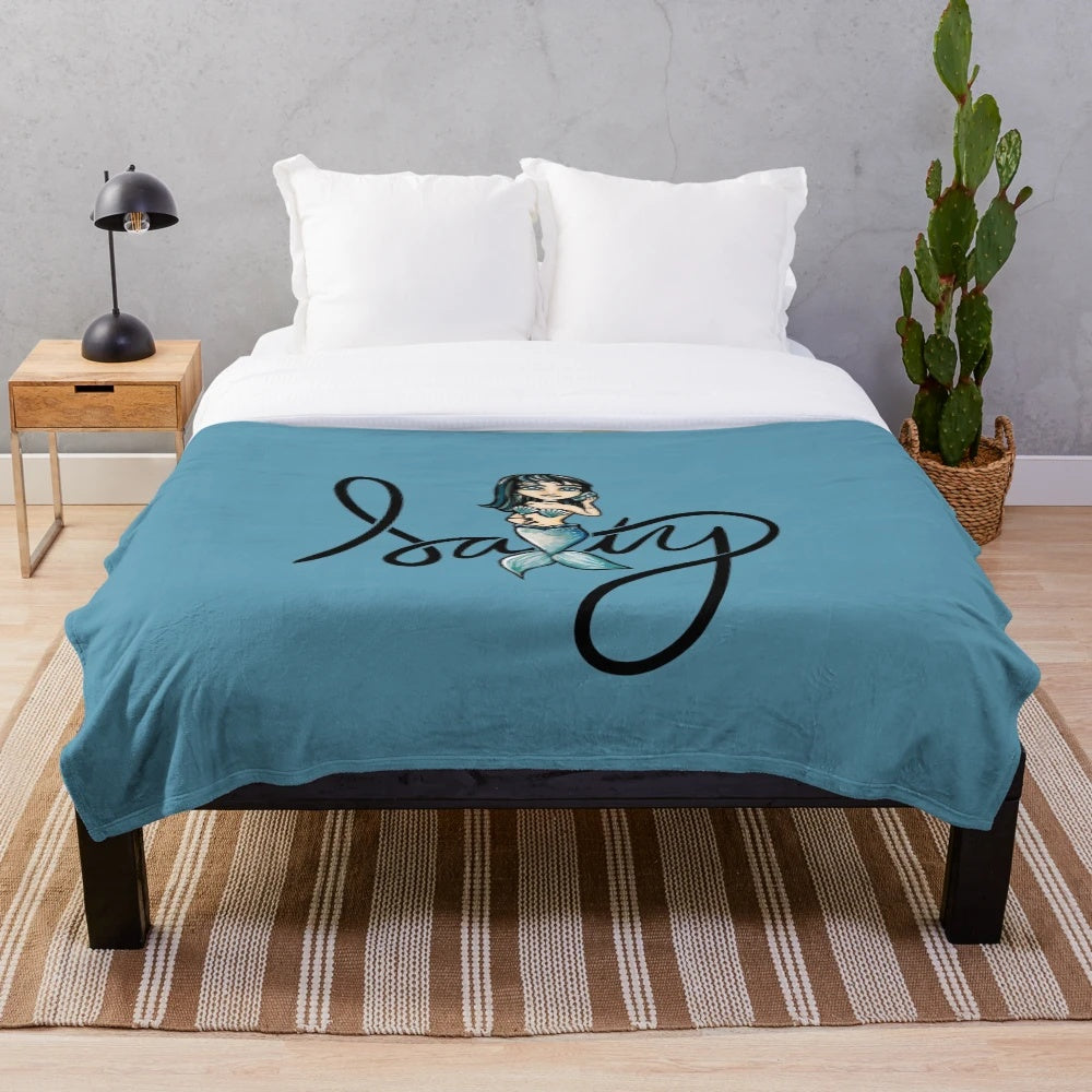 Salty Mermaid Plush Blanket for Mermaid Lovers