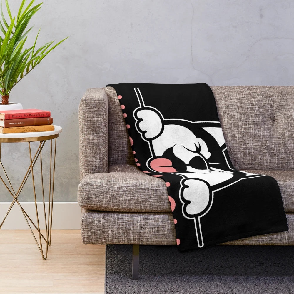 Soft and plush siberian husky mom blanket for dog owners