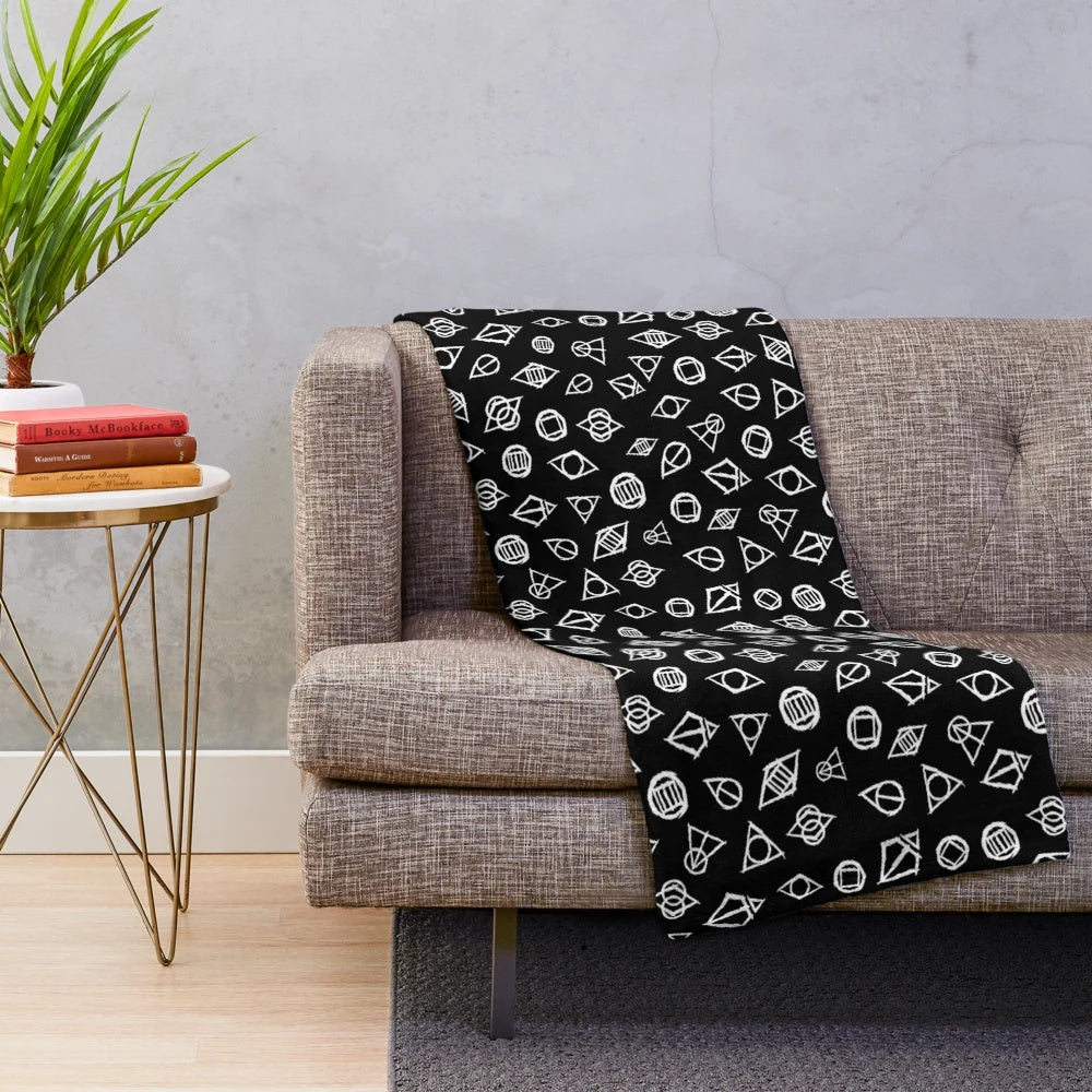 Skyrim Shadowmarks Plush Blanket for Video Game Fans