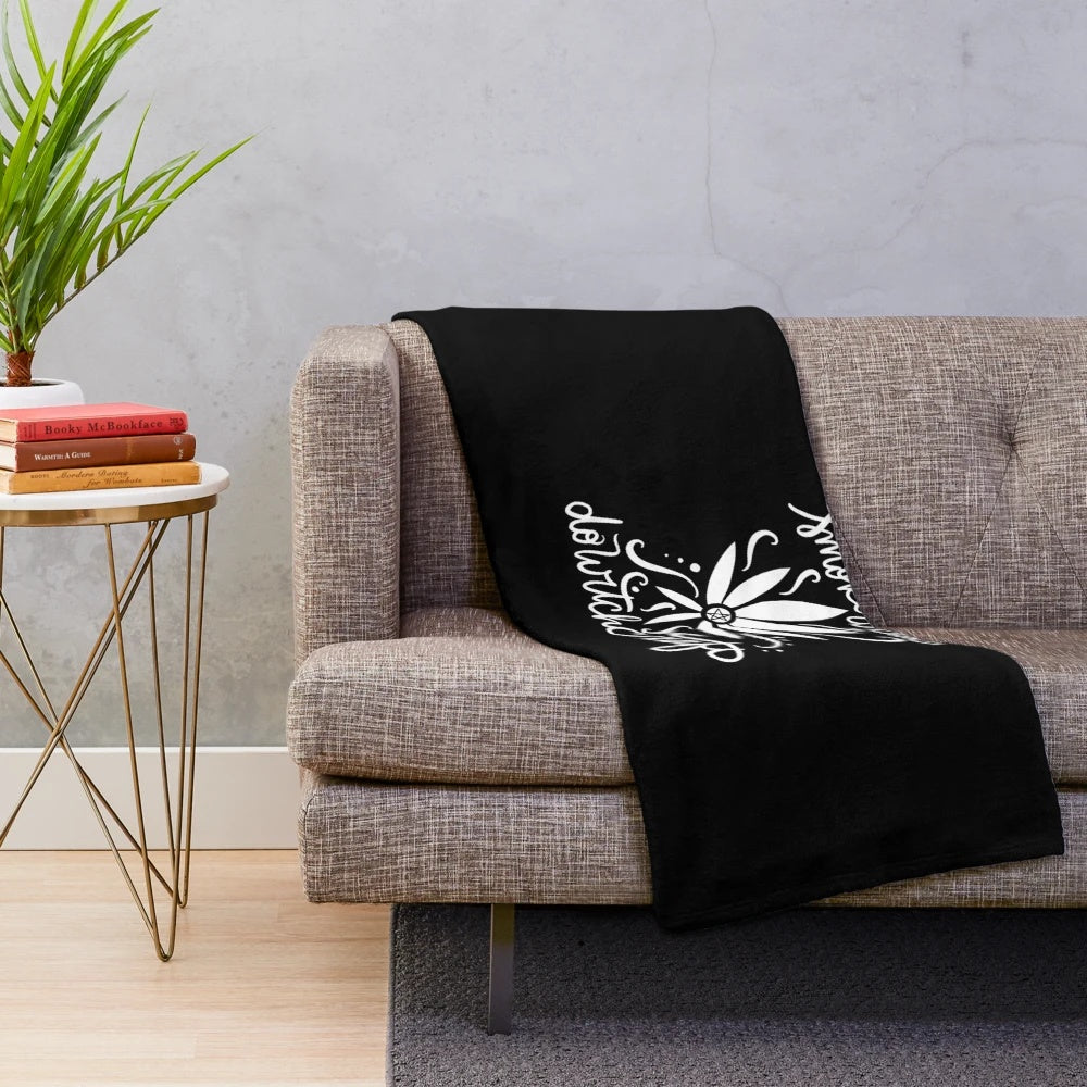 Smoke weed do witchcraft plush blanket