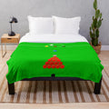 Snooker table inspired plush blanket