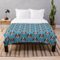 Soft and stylish St Bernard plush blanket