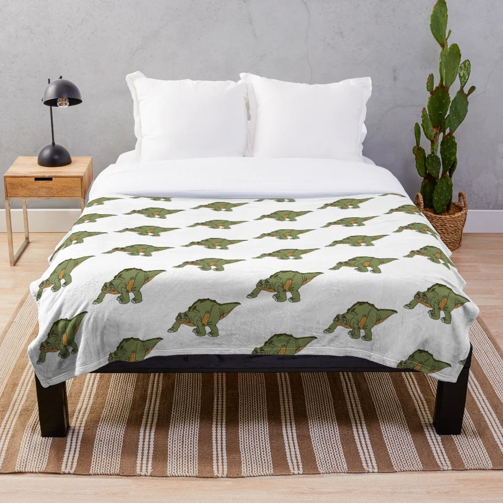 Stegosaurus plush blanket from The Land Before Time