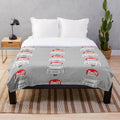 Suzuki Swift Sport inspired plush blanket for car lovers
