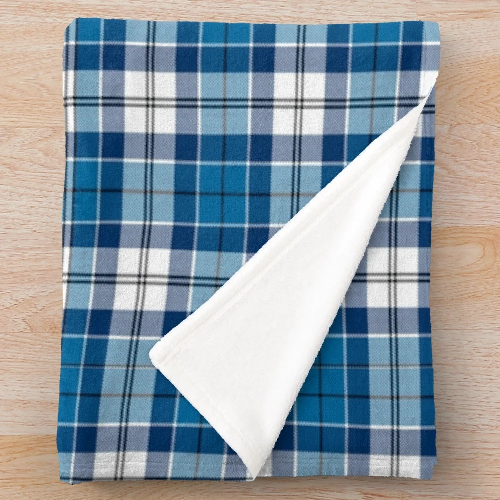 Clan Hutton tartan plush blanket