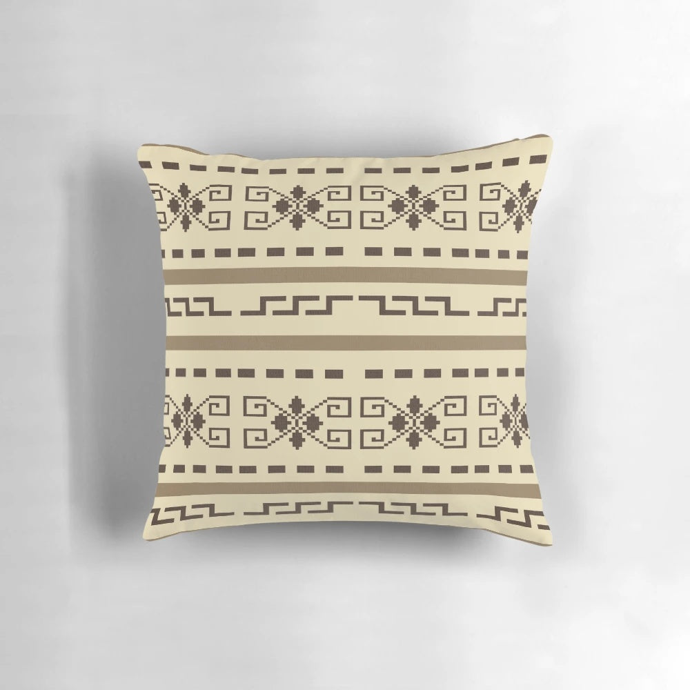 The Dude's Cardigan Pattern Pillow inspired by the iconic character from the Coen Brothers' film, The Big Lebowski